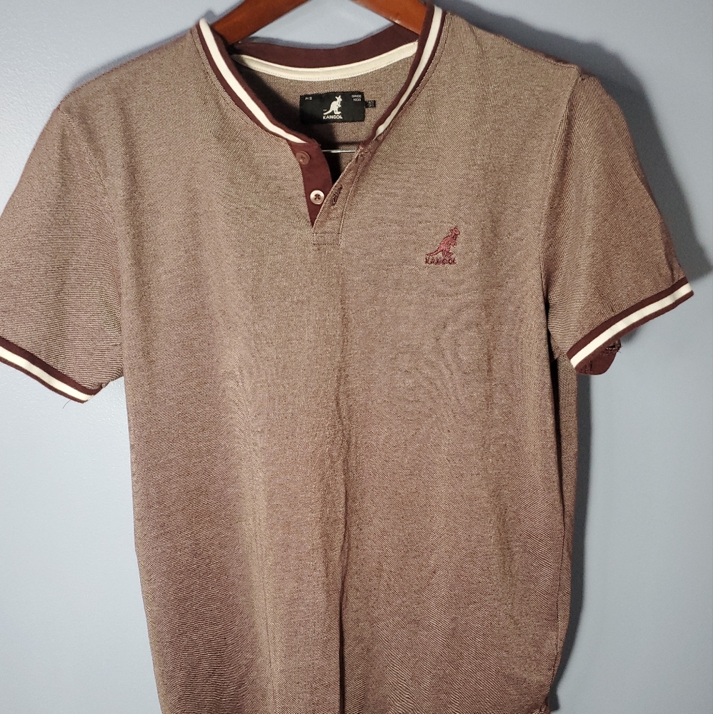 Kangol Polo Shirt Men Size S